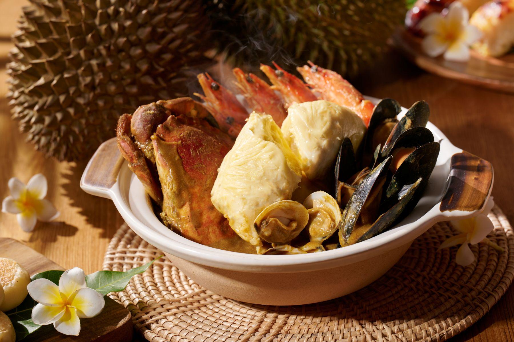 榴槤咖喱海鮮煲