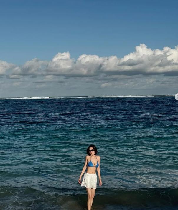 權恩妃展示健康的性感。