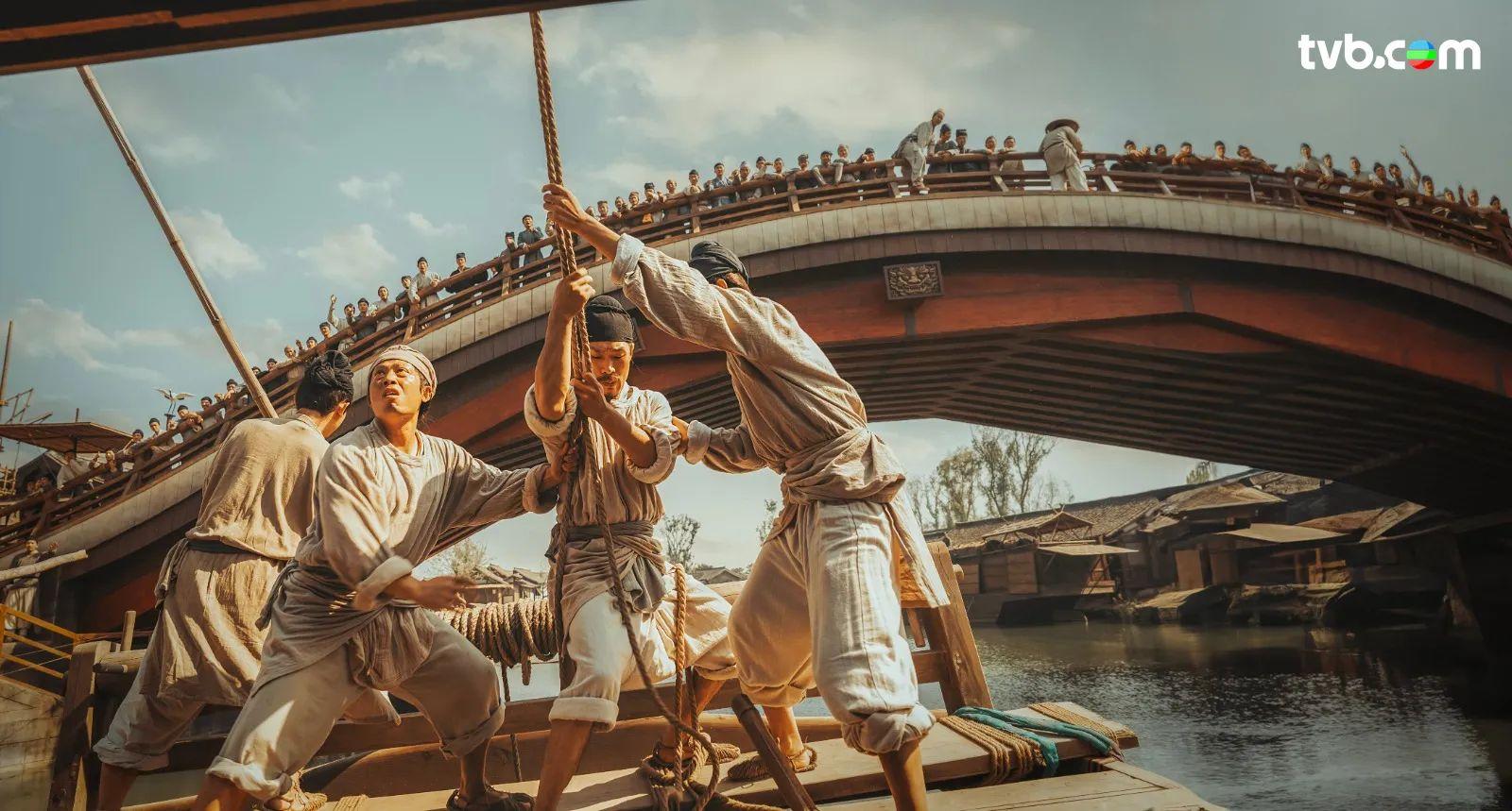 《清明上河圖密碼》的畫面,紀錄當時百姓的生活。