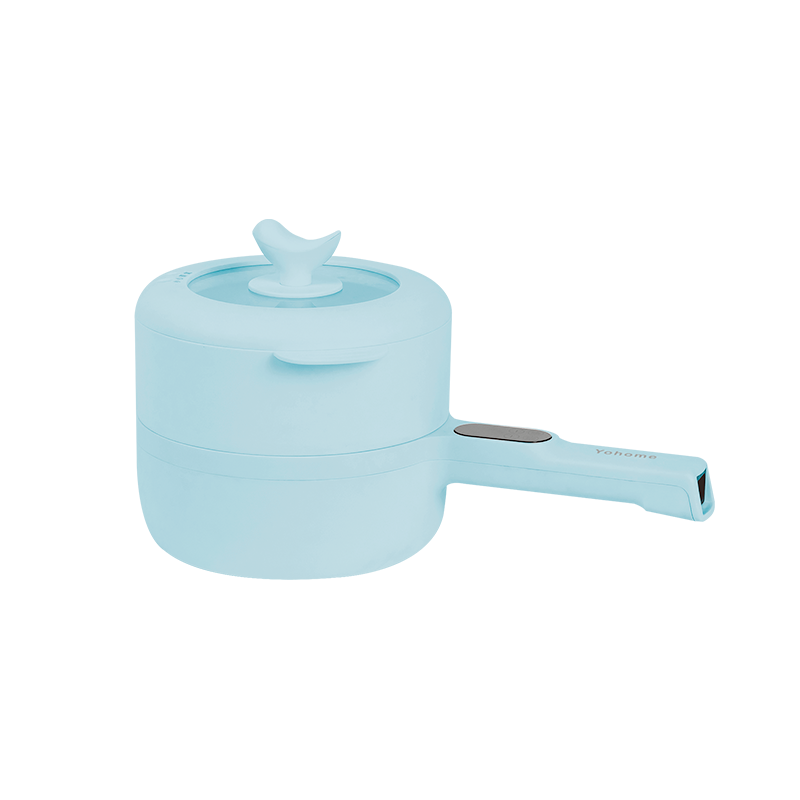 日本Yohome 智能觸屏不沾電煮鍋 碧海藍/白色 $169/件