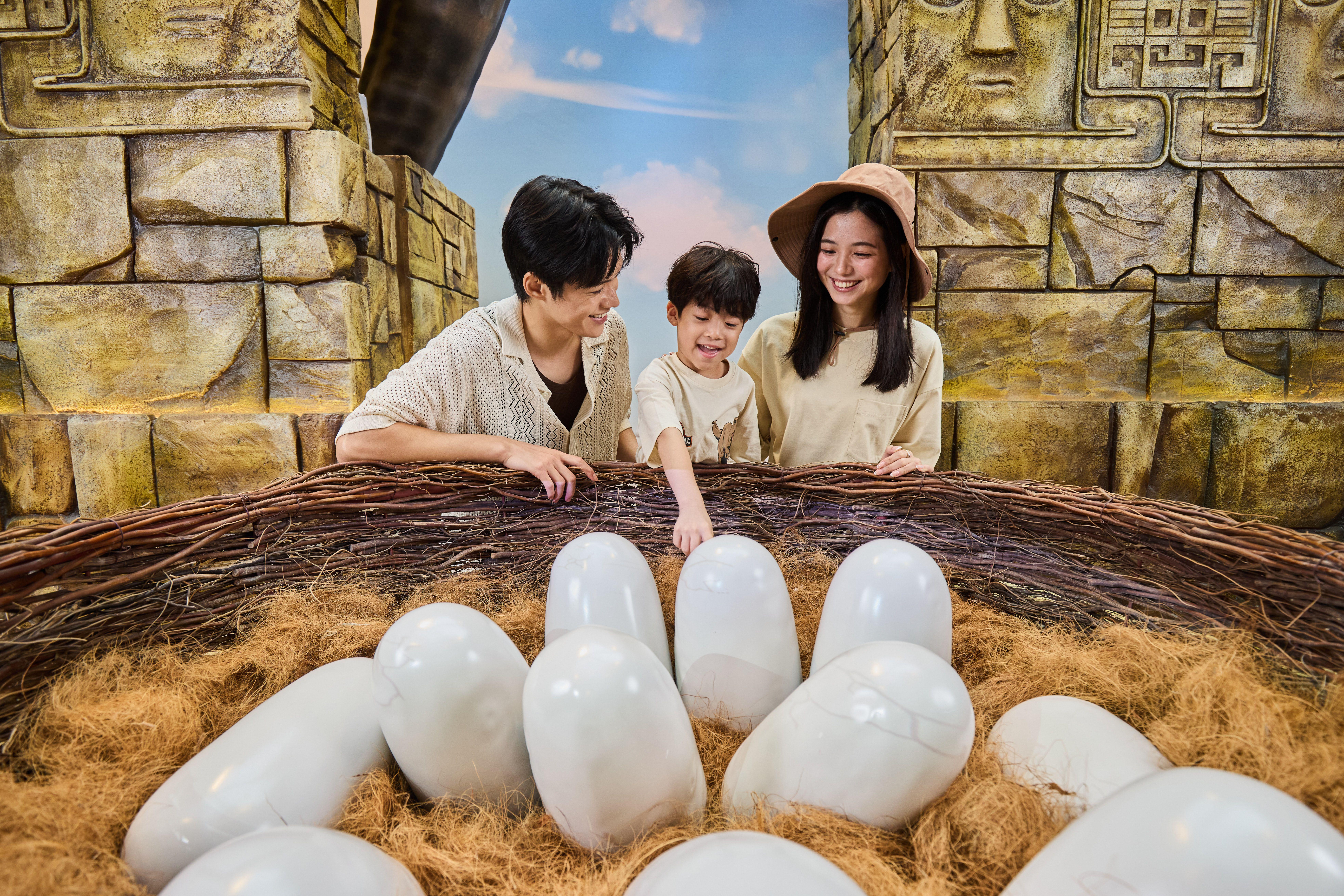 第三關卡「空」場景:風神翼龍互動裝置