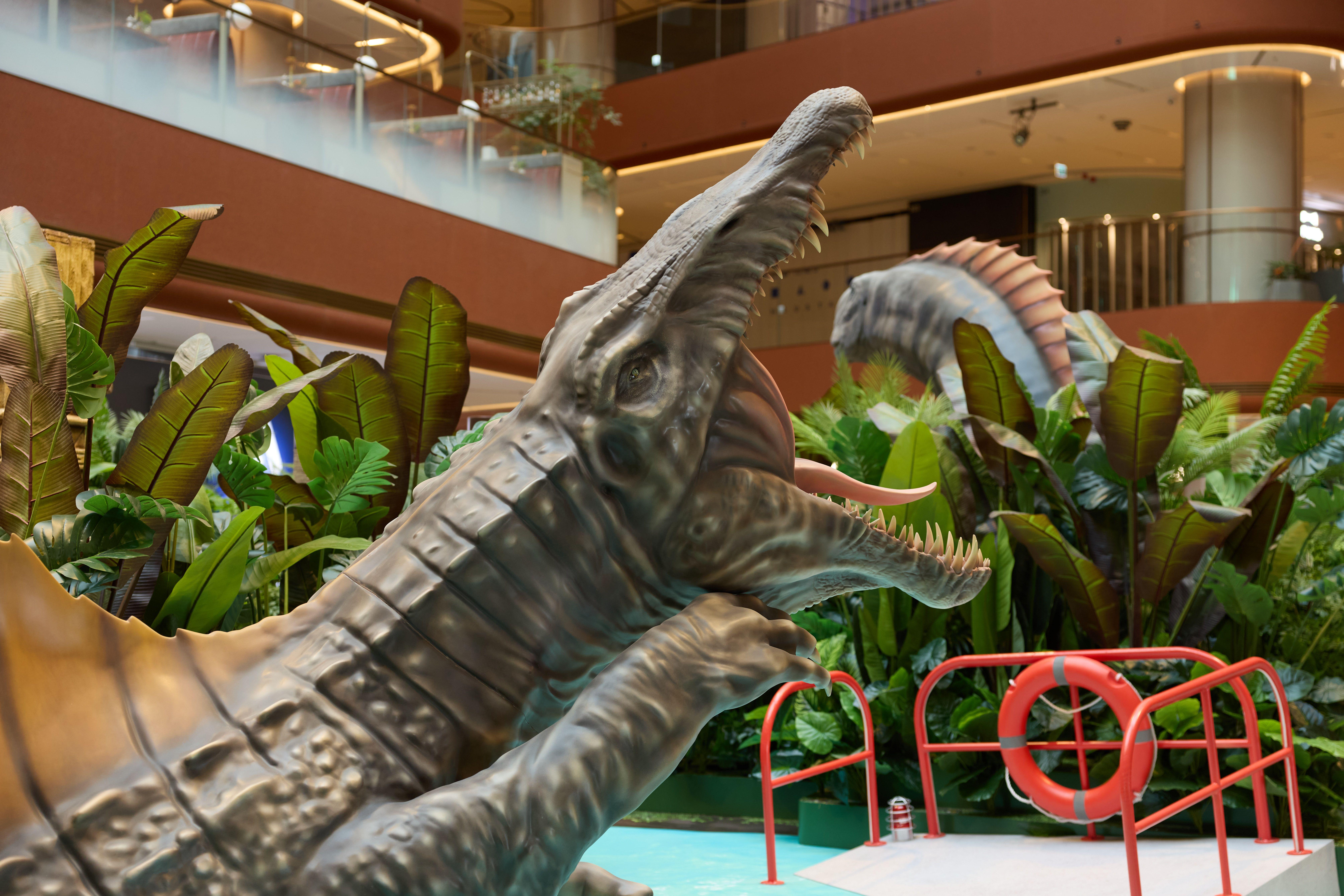 第二關卡「海」場景:與棘龍的禁島冒險