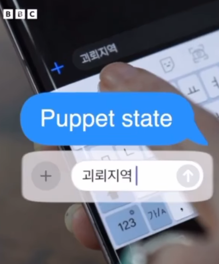 如果偵測到南韓的俚俗語,就會對使用者發出警告,例如若用戶輸入「南韓」,會自動修正為「傀儡國家」