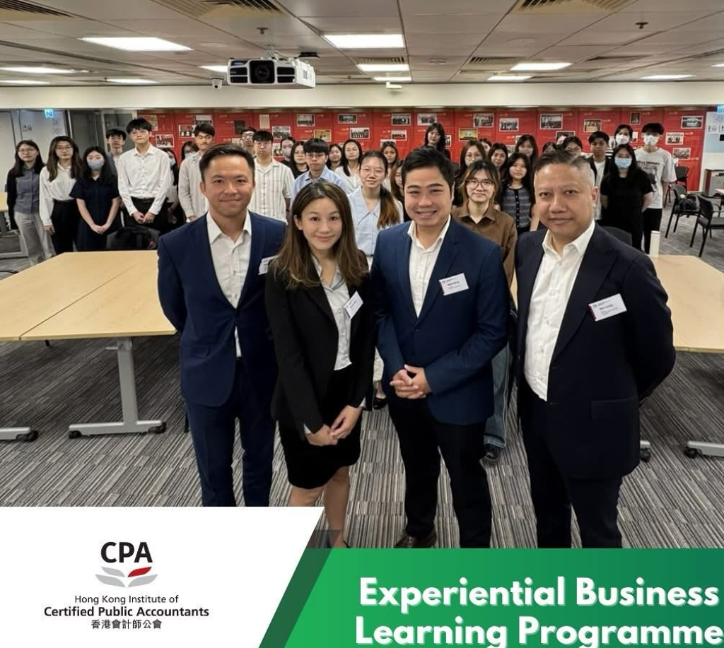 Cookies陳素瑩(Gloria)出席香港會計師公會講座做嘉賓。(Gloria IG)