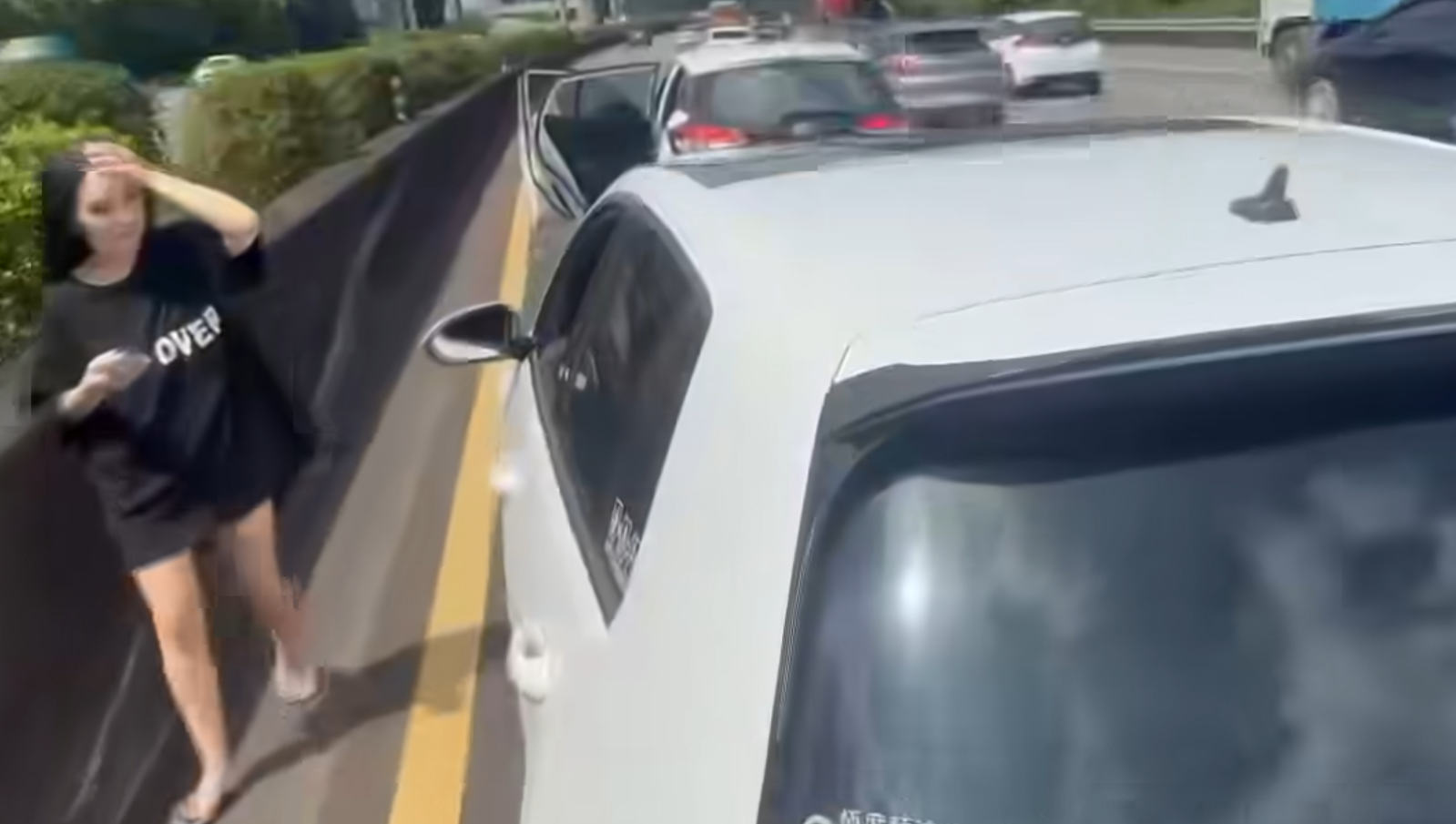 25歲女司機駕駛私家車成為熱話主角。(FB)