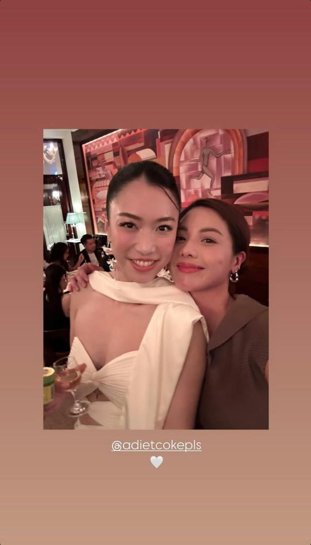 今年6月初流出霍啟仁與Namfon的訂婚派對照片。