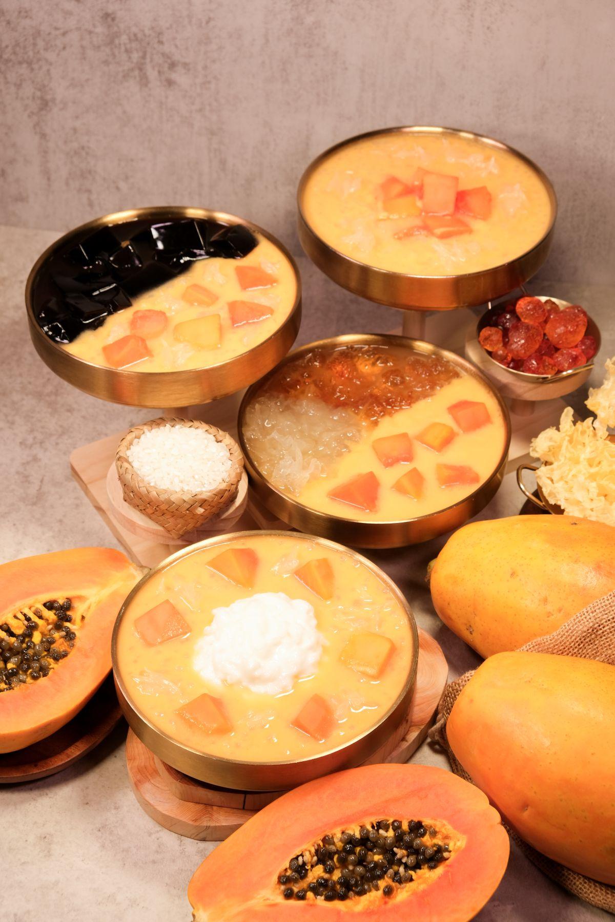 最近新推鮮木瓜楊枝甘露系列。