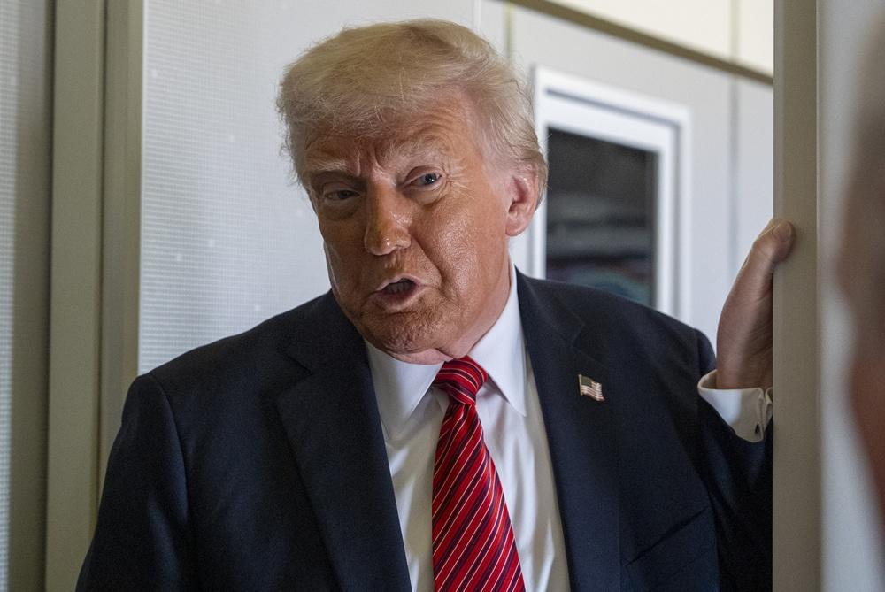 特朗普再次批評鮑威爾。(AP)