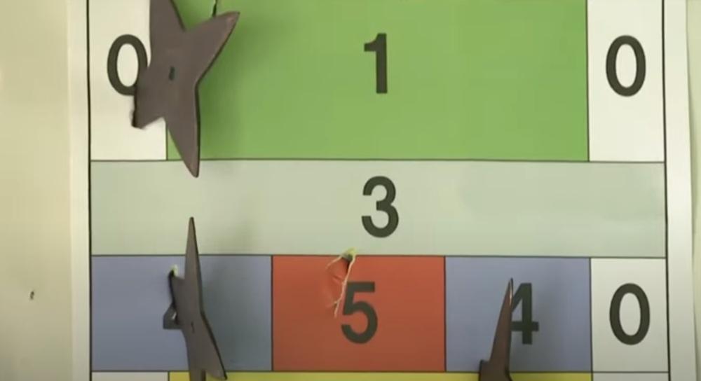 除了筆試,實作部分的手裏劍投擲也讓不少參加者印象深刻。(X)