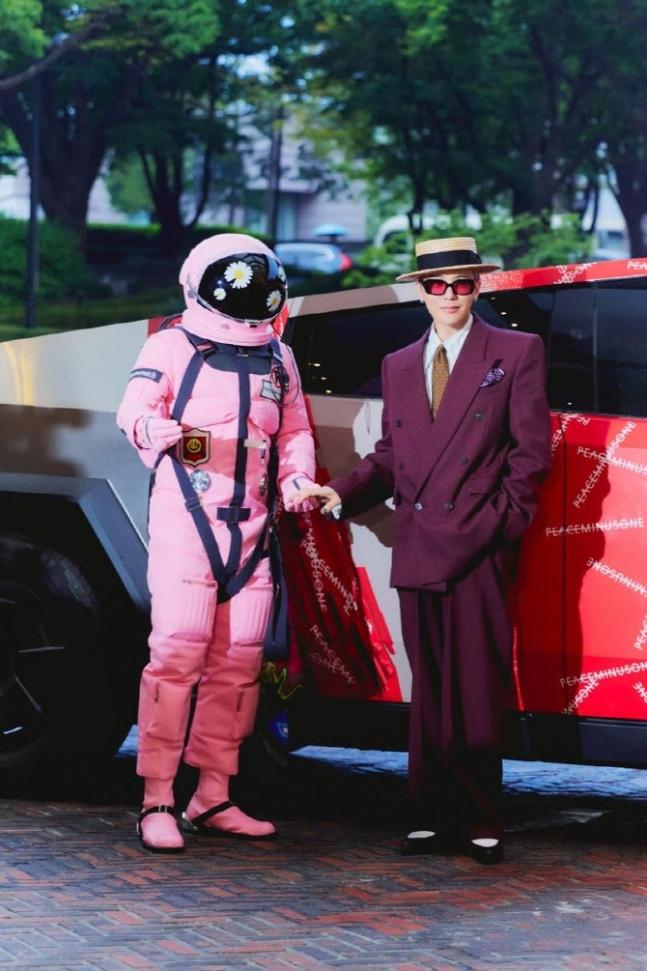 G-Dragon揸Cybertruck,再度成為焦點。