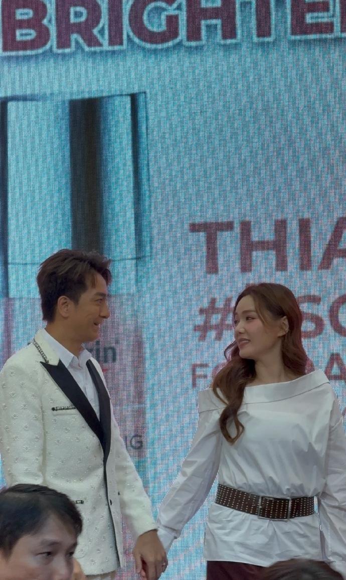 網民指靚湯孕味重,她選擇在IG出帖否認。(網上圖片)