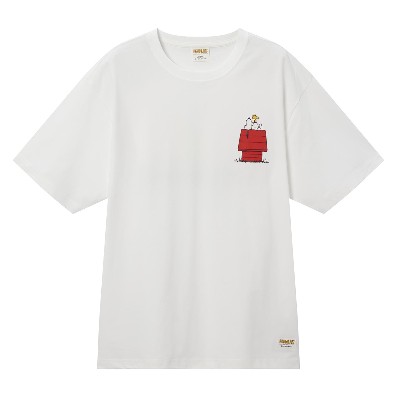 Snoopy男裝圖案tee $210(前)