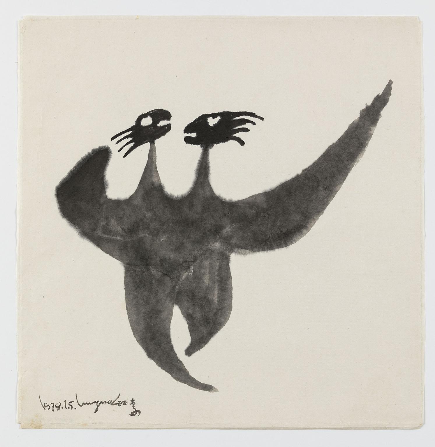 李應魯作品《無題,》(1978)。