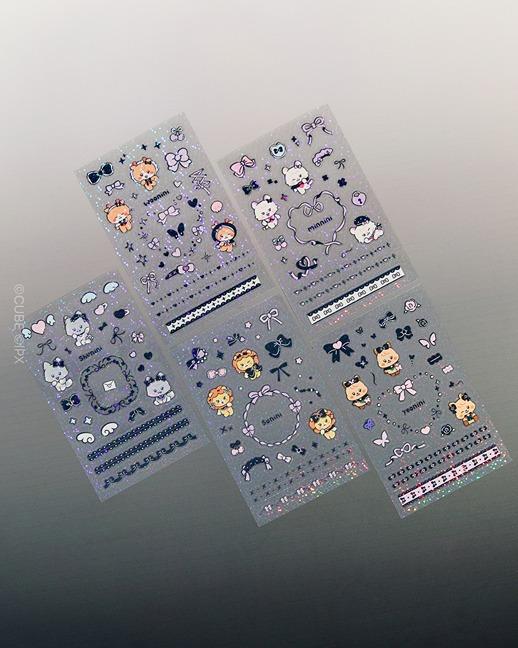 i-dle minini 鐳射全息貼紙 $48