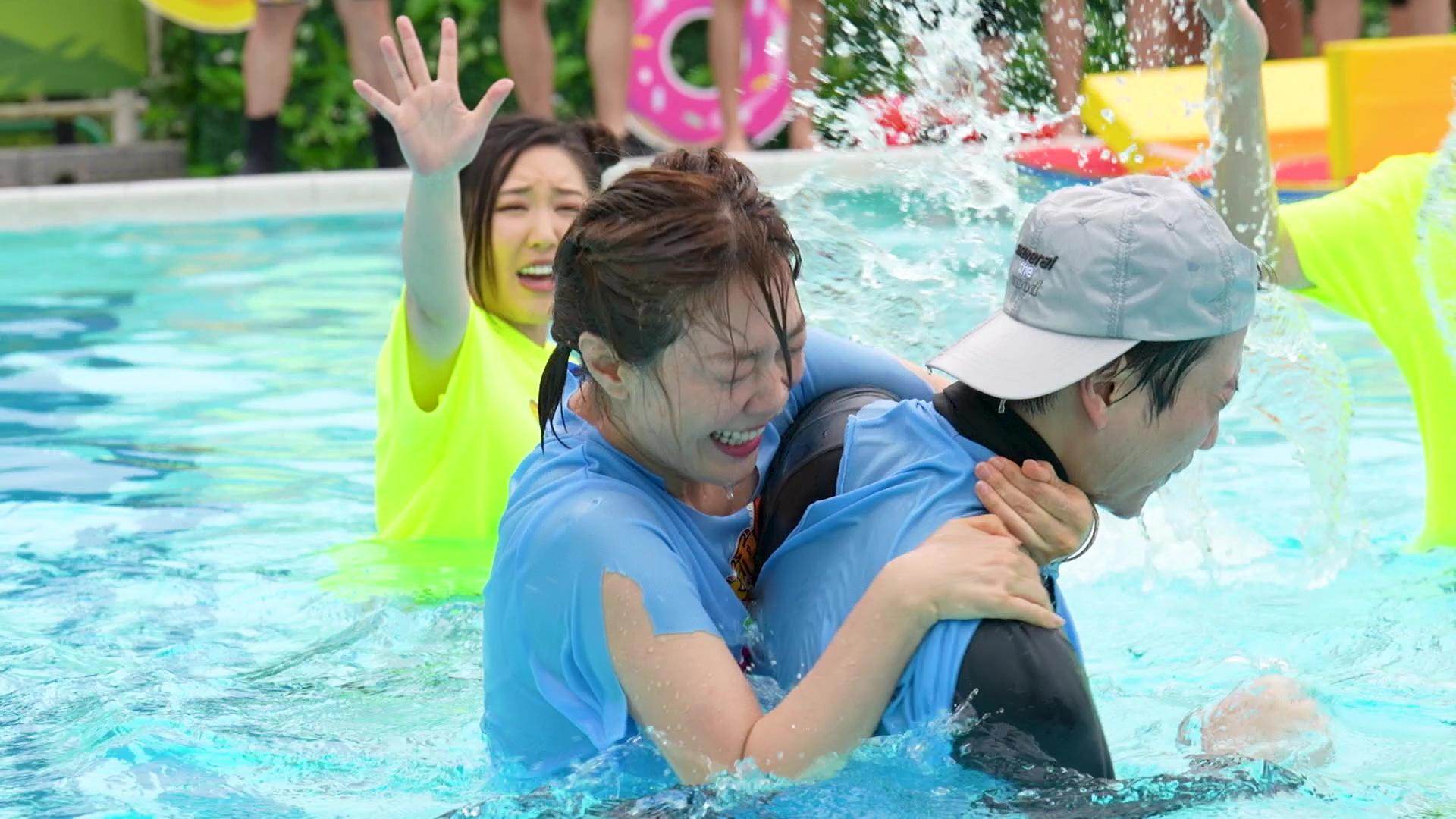 龍婷在節目中玩得相當博命。