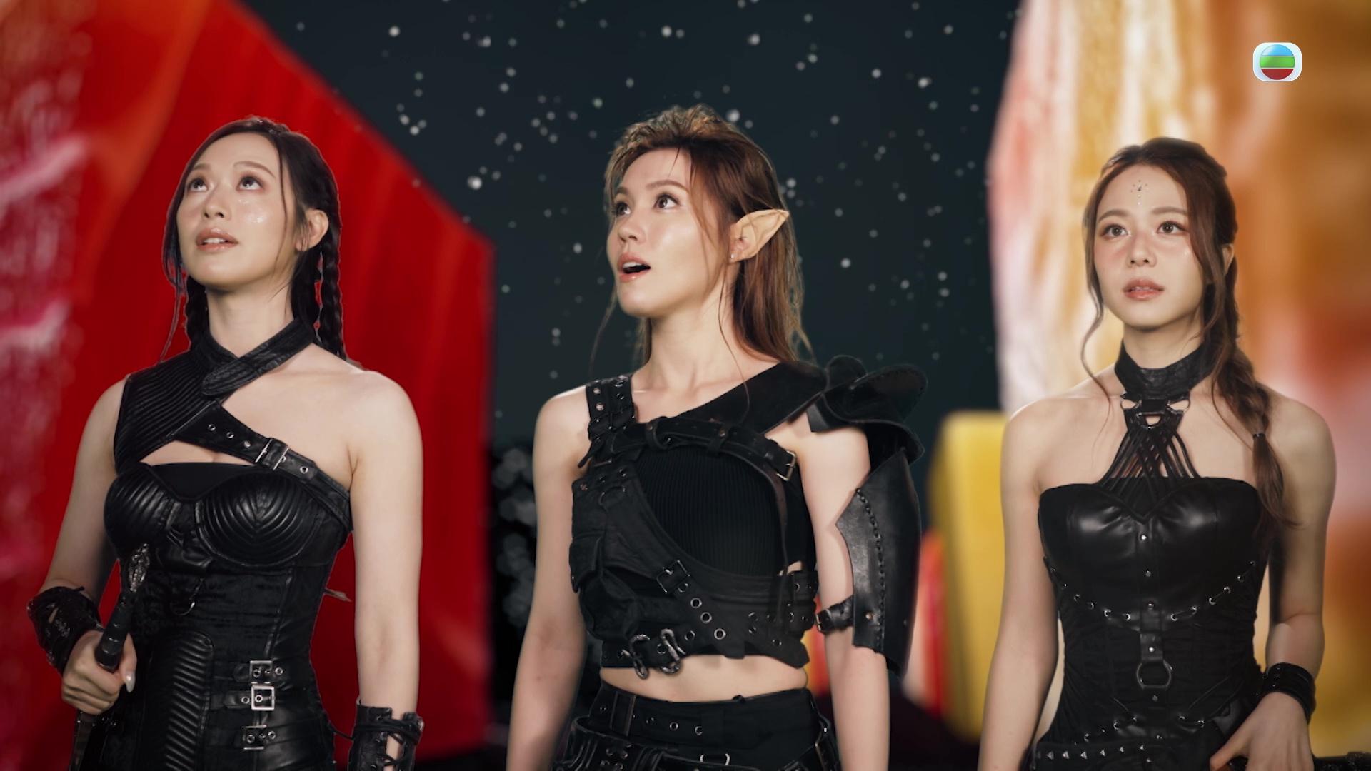 馮盈盈、宋宛穎、莊子璇化身「戰狼300」大戰巨型食物。