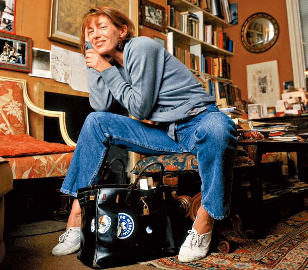 Jane Birkin與她的Birkin。