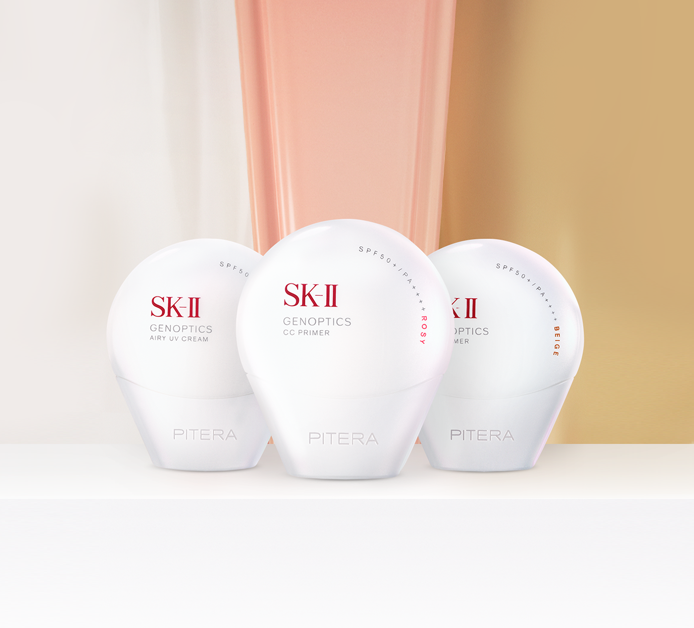 夏日護膚好物推介|SK-II防曬小白球 5合1光蘊輕透UVCC霜 SPF 50+.PA++++ $490