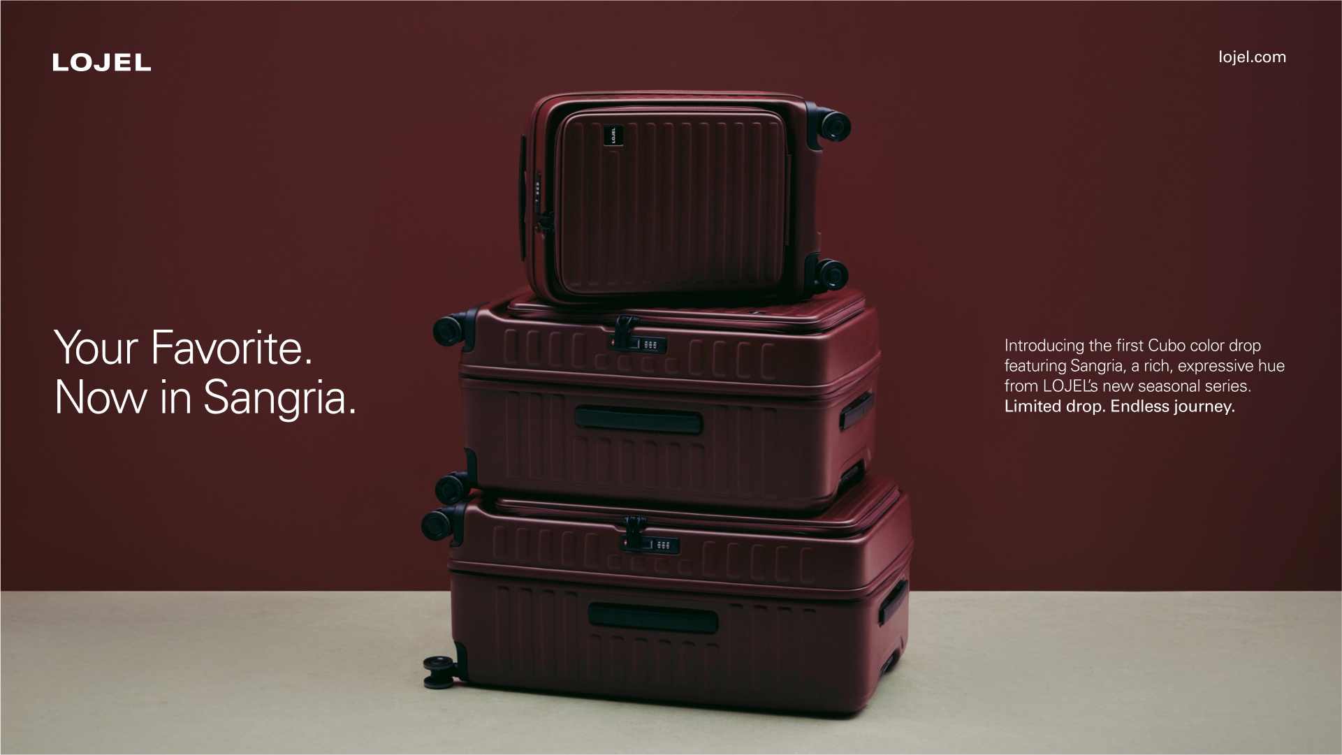LOJEL近日推出首款限定配色「葡萄紫紅」