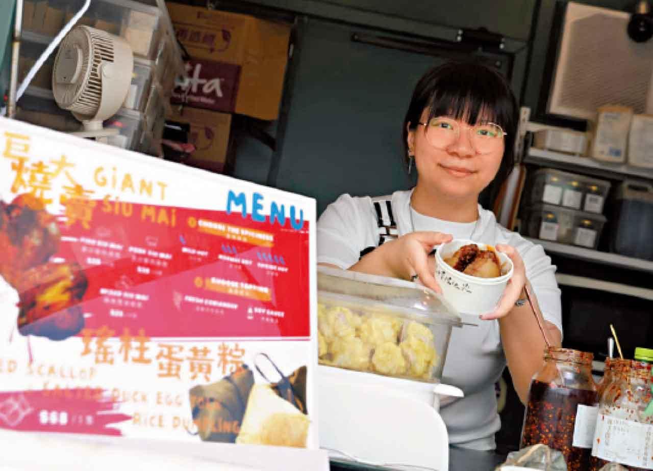 周小姐稱現場的打卡點對旅客有一定吸引力。