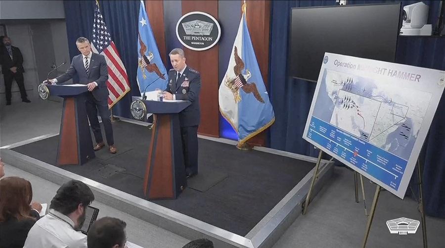 美防長開記者會：伊朗3個核設施嚴重摧毀 華府少數人知悉行動｜伊朗以色列戰爭