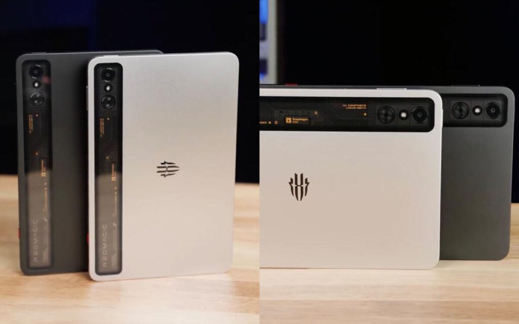 其中「紅魔遊戲手機」官方微博帳號,就在日前上傳了紅魔電競平板3 Pro的上手影片,可看到氚鋒透明暗夜、跟氚鋒透明銀翼兩色款平板的實機外觀。