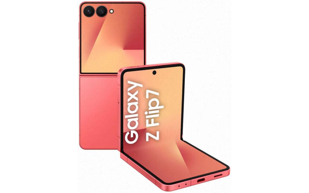 細摺佔盡機背上半擺位螢幕設計,讓 Galaxy Z Flip7 外觀頗像 moto razr 50 Ultra 之類競品;相對 Z Flip7 FE 就沿用前代的「文件夾」外屏風格。