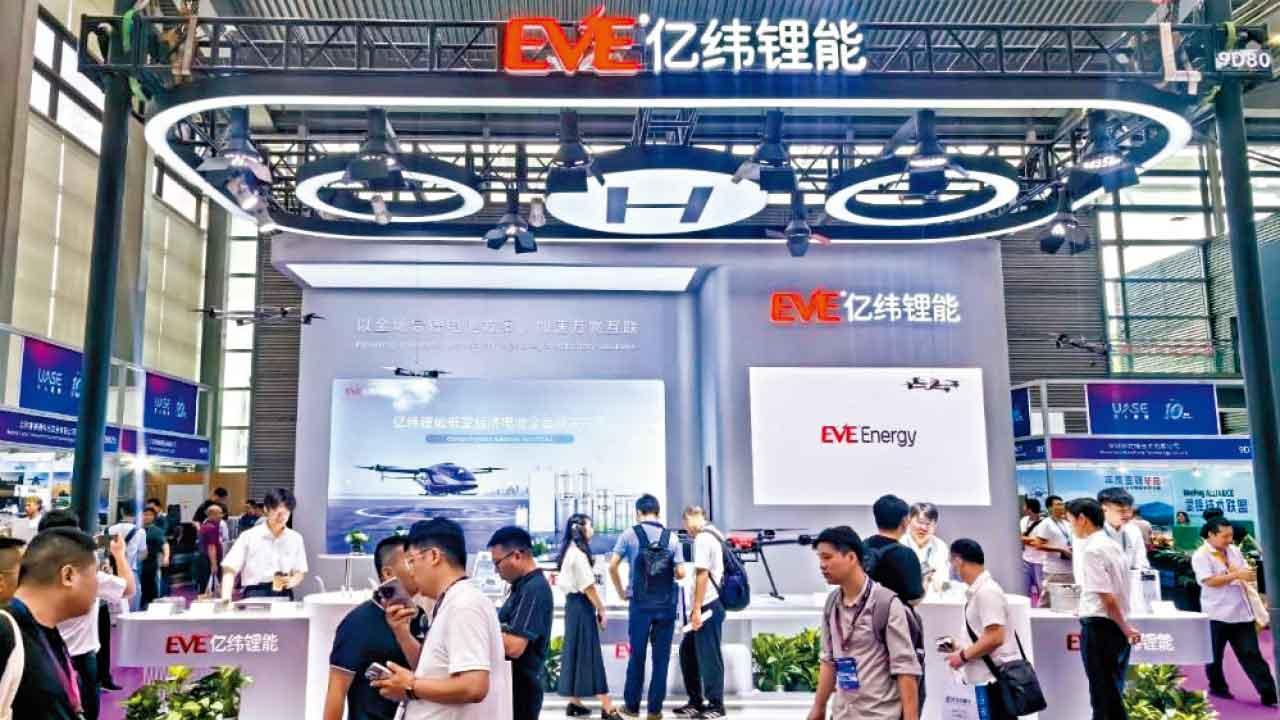 億緯鋰能於今年首季儲能電芯總出貨量全球排名第2,僅次寧德時代。 (網上圖片)