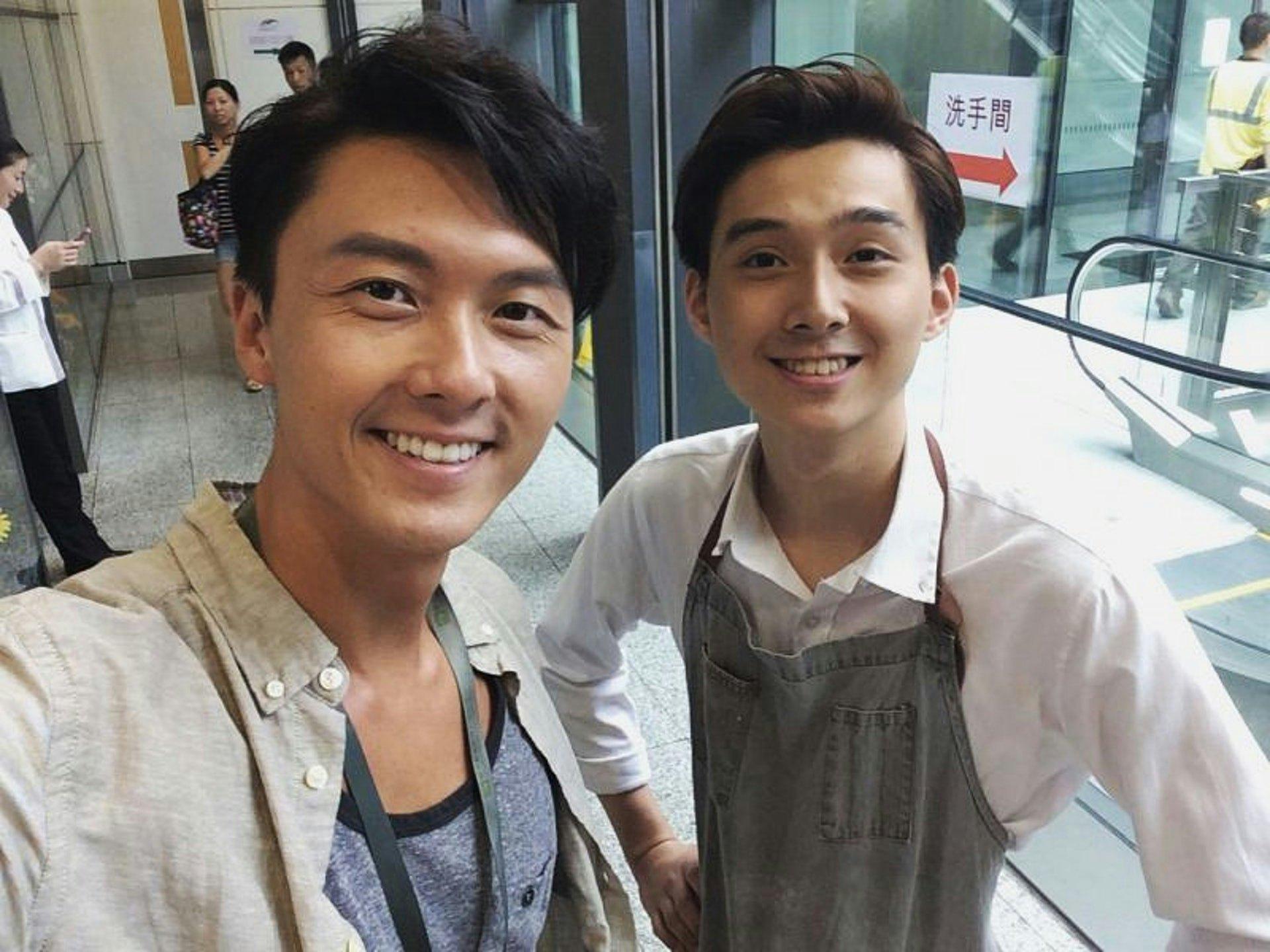 林俊其(右)加入TVB以來,一直被指是「王浩信2.0」。