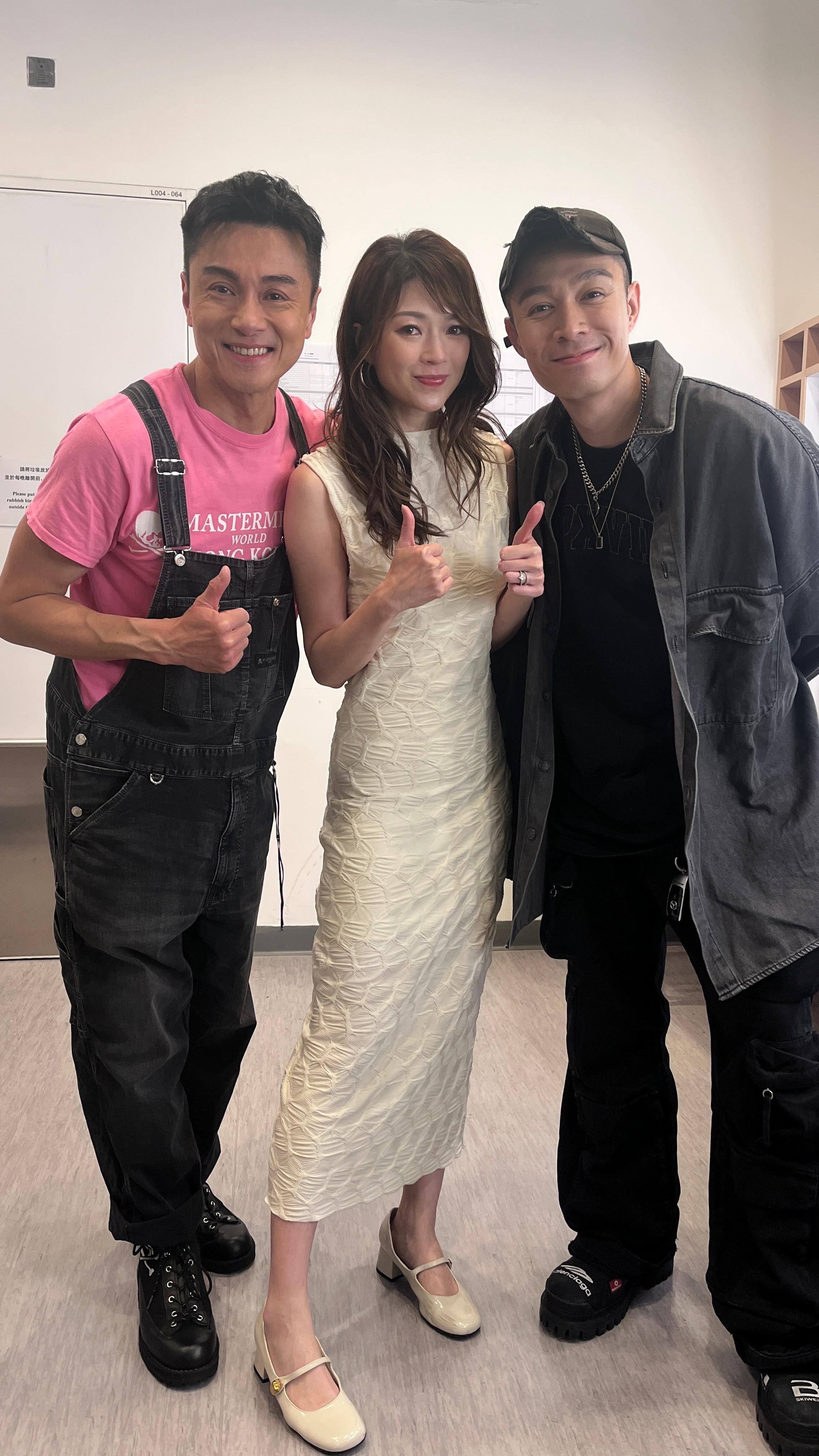 黃浩然、連詩雅首次參演音樂劇,周柏豪特來捧場。