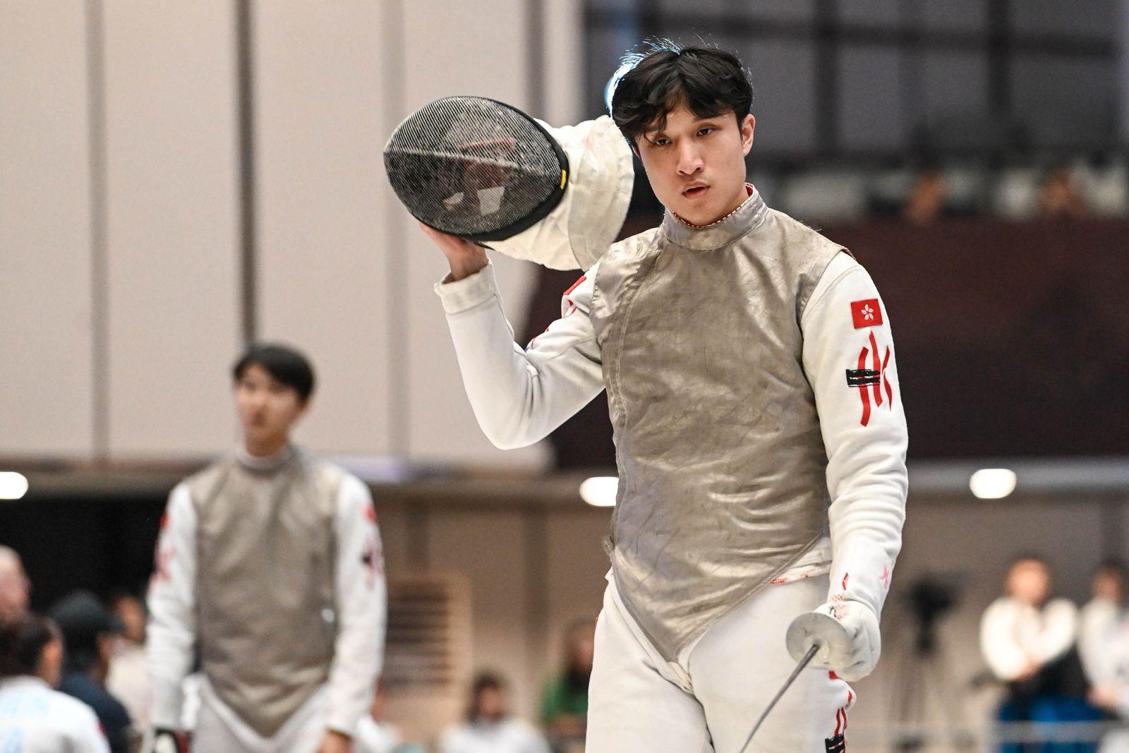 蔡俊彥表現出色。(中國香港劍擊總會)