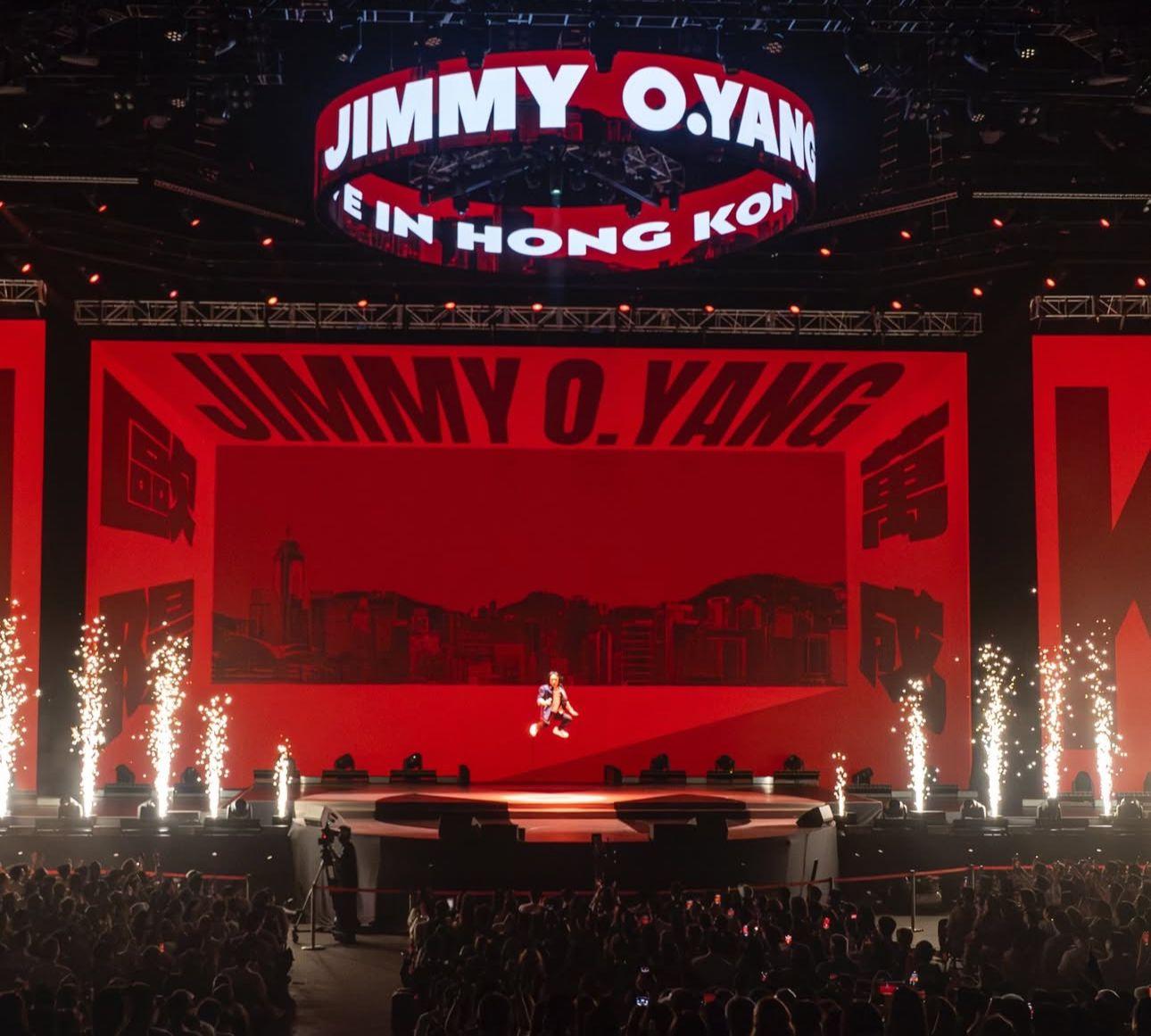 Jimmy O. Yang以「Beyoncé式」霸氣登場,掌聲震撼整個紅館。