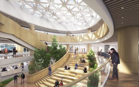 數碼港第五期大樓構想圖。