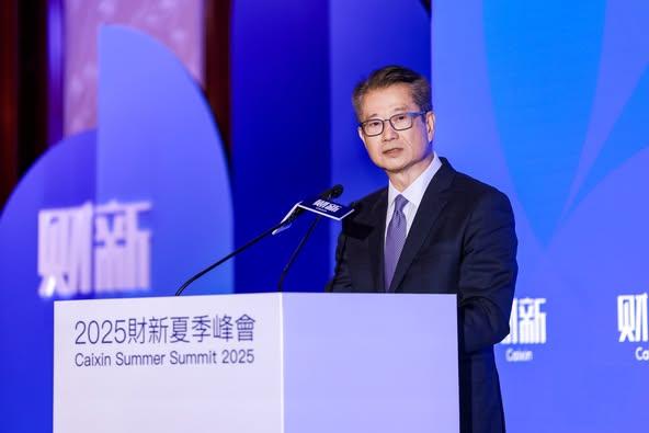 陳茂波表示:金管局將加速處理穩定幣牌照申請。(陳茂波網誌圖)