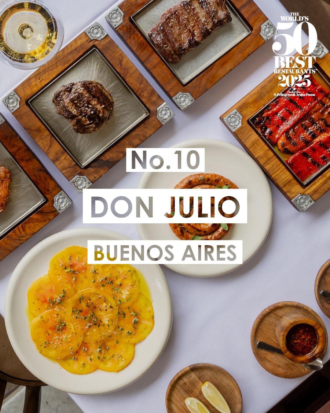 2025世界50大最佳餐廳名單|10 Don Julio 布宜諾斯艾利斯