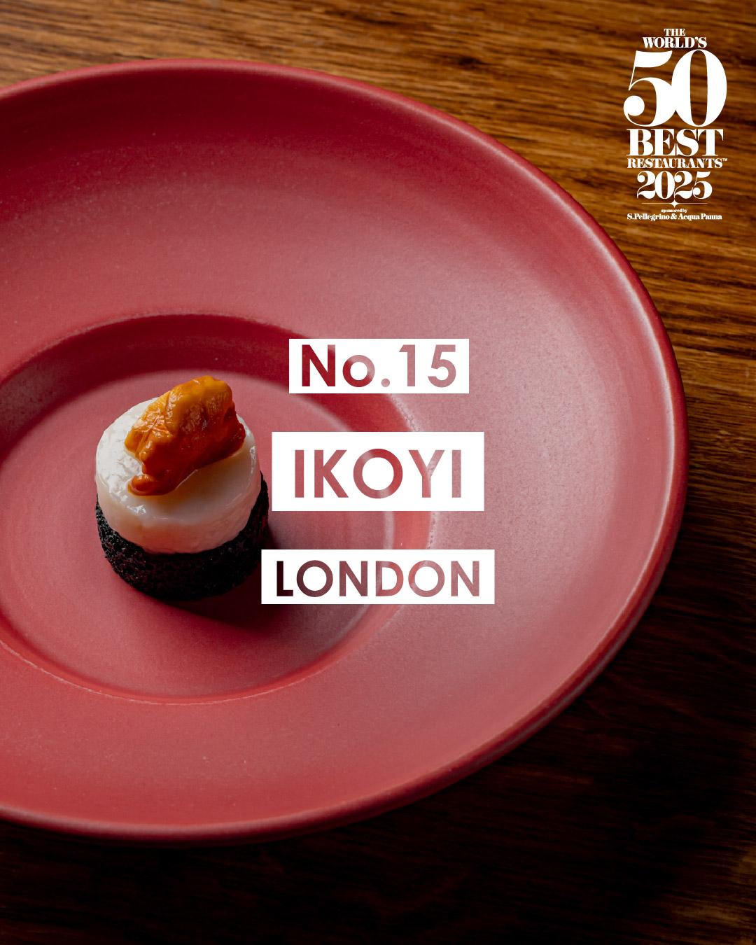 2025世界50大最佳餐廳名單|15 Ikoyi 倫敦