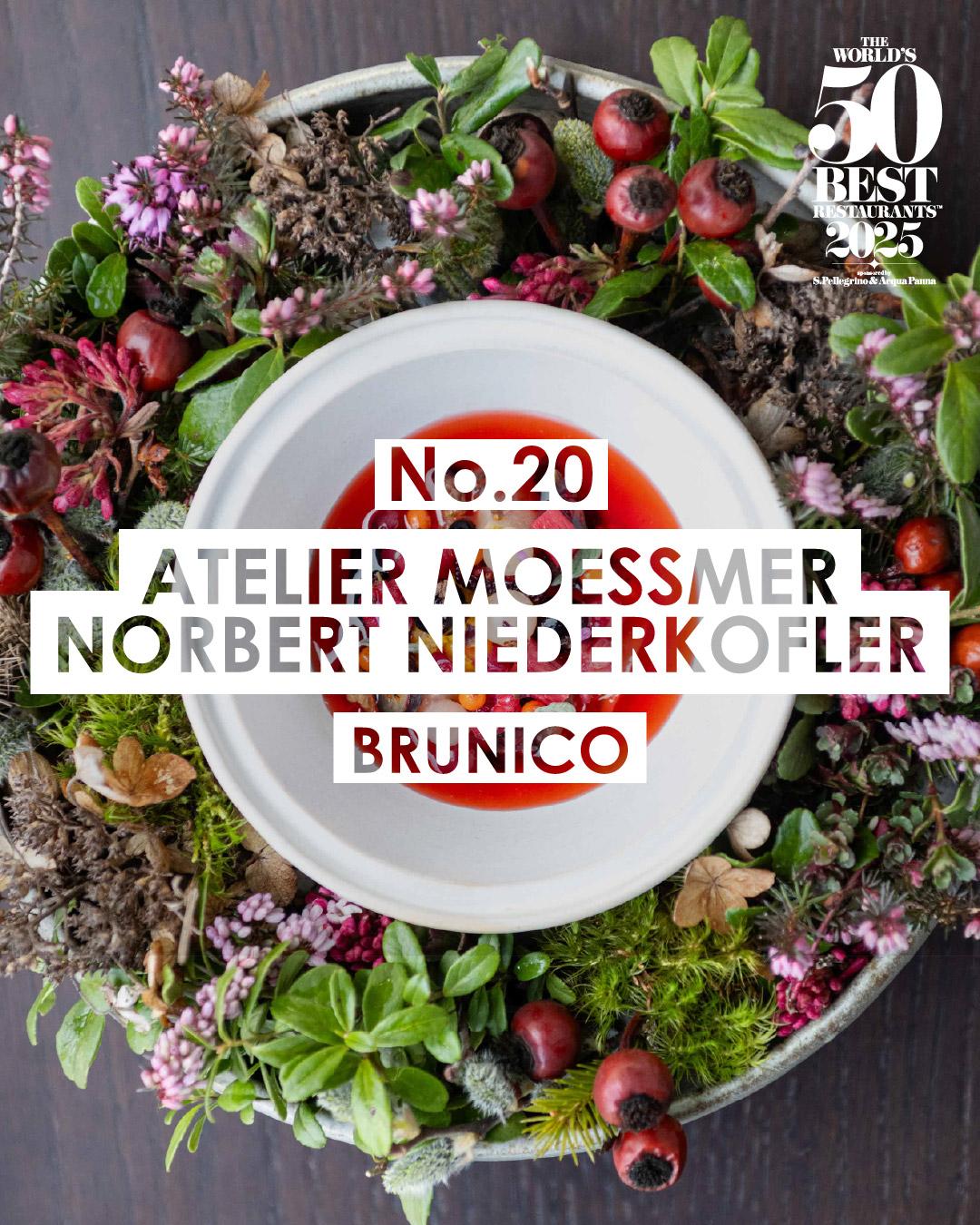 2025世界50大最佳餐廳名單|20 Atelier Moessmer Norbert Niederkofler 布魯尼科