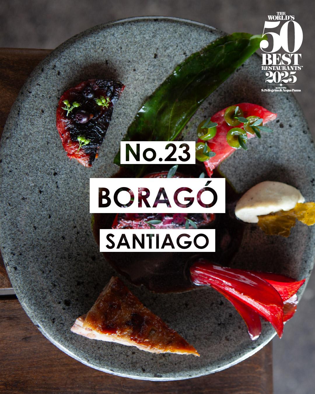 2025世界50大最佳餐廳名單|23 Boragó 聖地亞哥