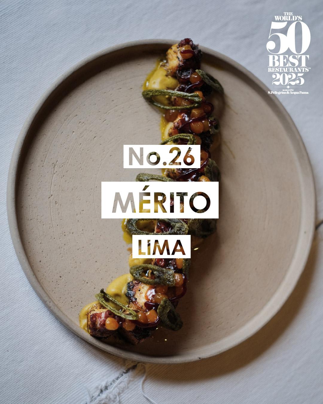 2025世界50大最佳餐廳名單|26 Mérito 利馬