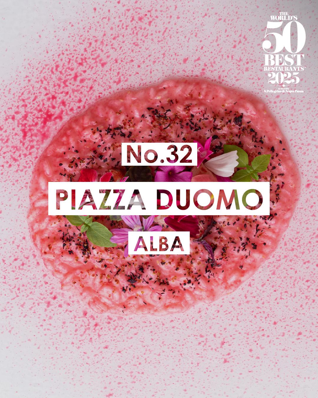 2025世界50大最佳餐廳名單|32 Piazza Duomo 阿爾巴