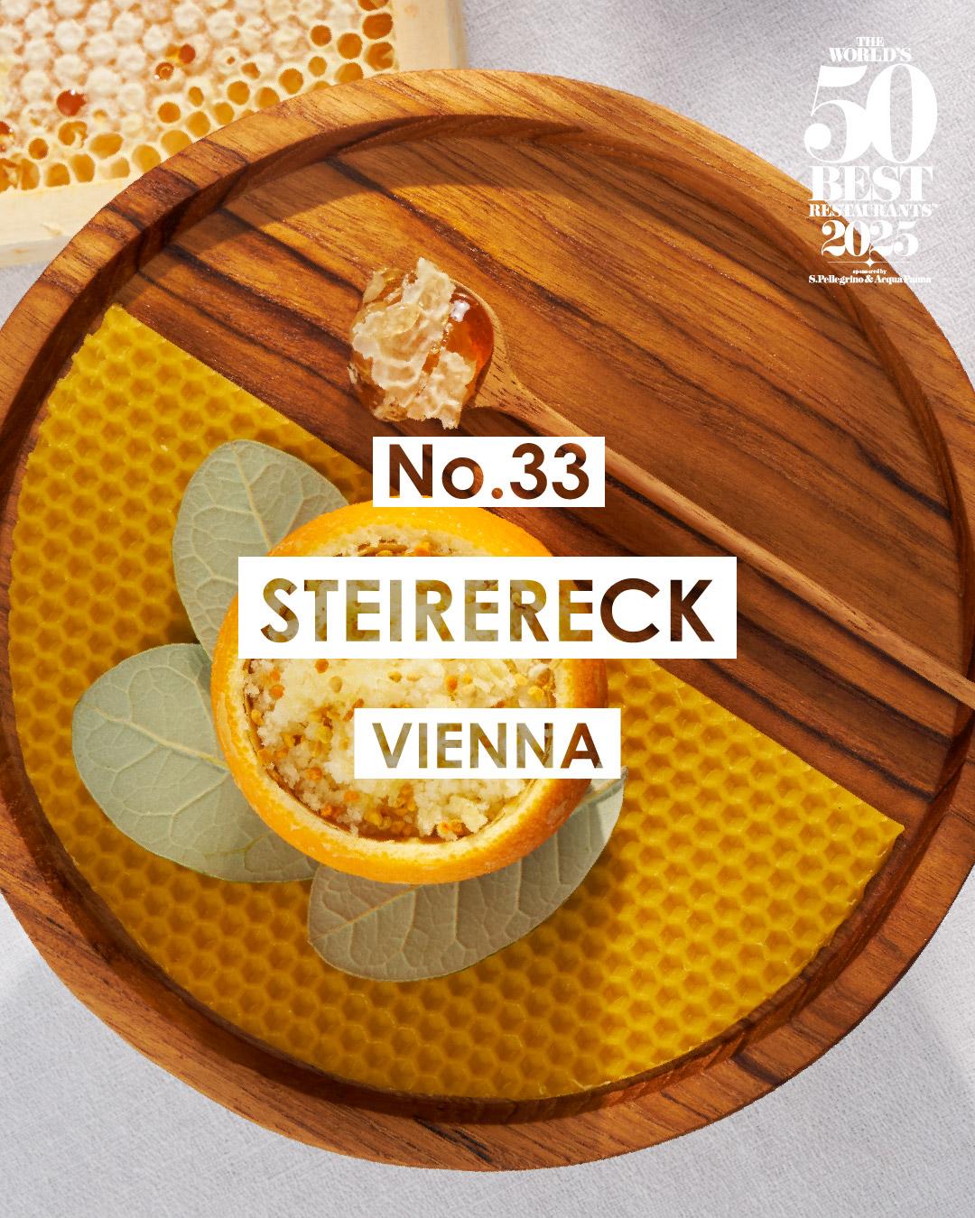 2025世界50大最佳餐廳名單|33 Steirereck 維也納