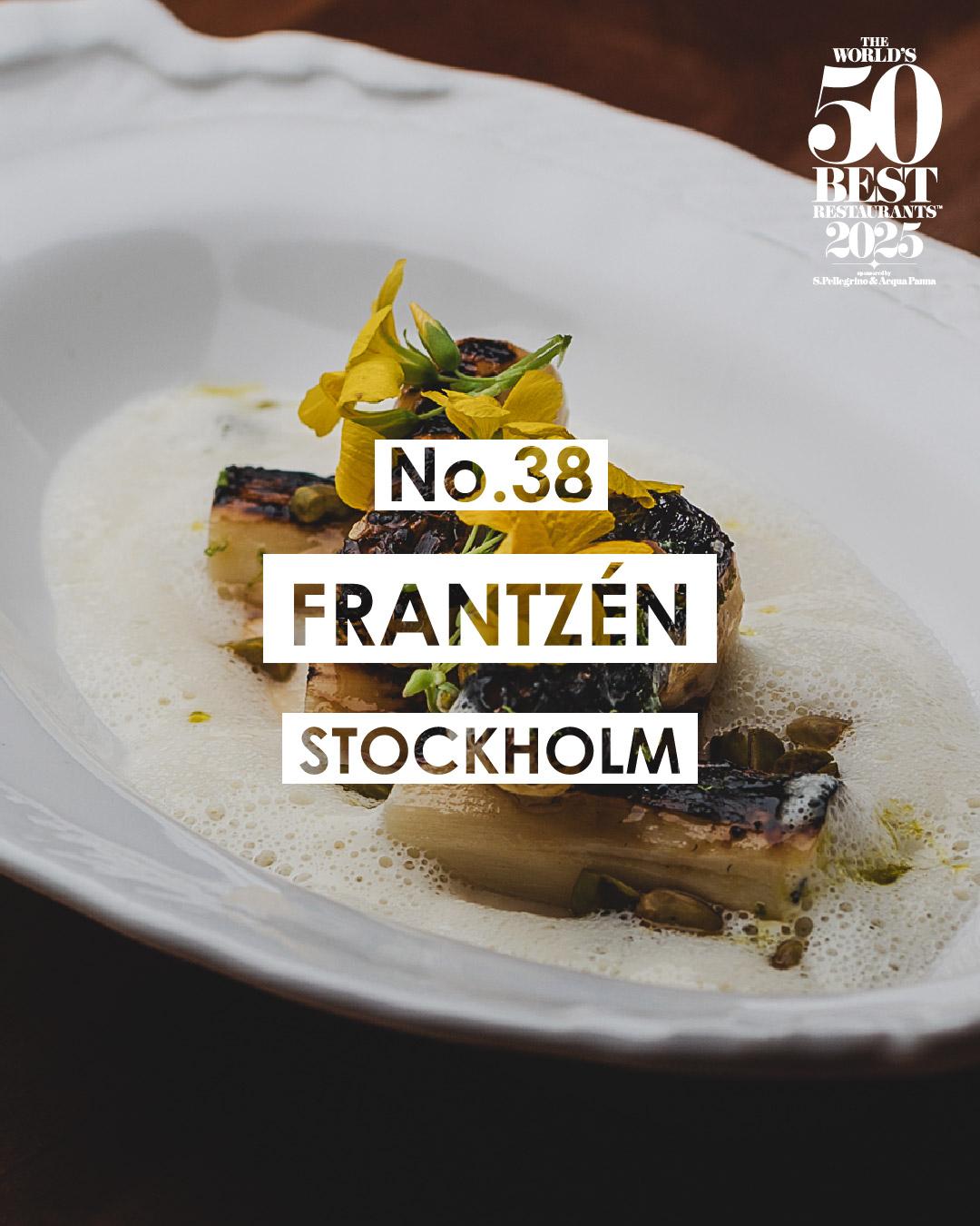 2025世界50大最佳餐廳名單|38 Frantzén 斯德哥爾摩