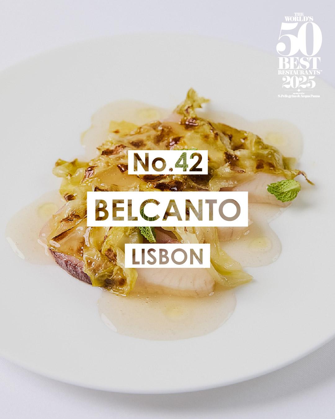 2025世界50大最佳餐廳名單|42 Belcanto 里斯本