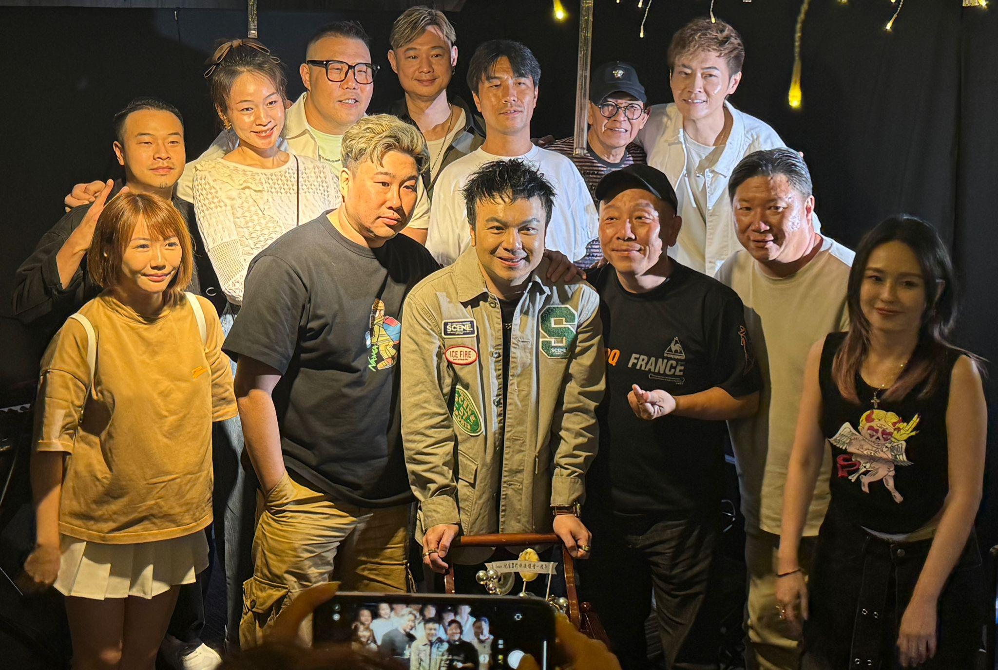 一班《中聲3》師弟師妹,到場支持Sean。