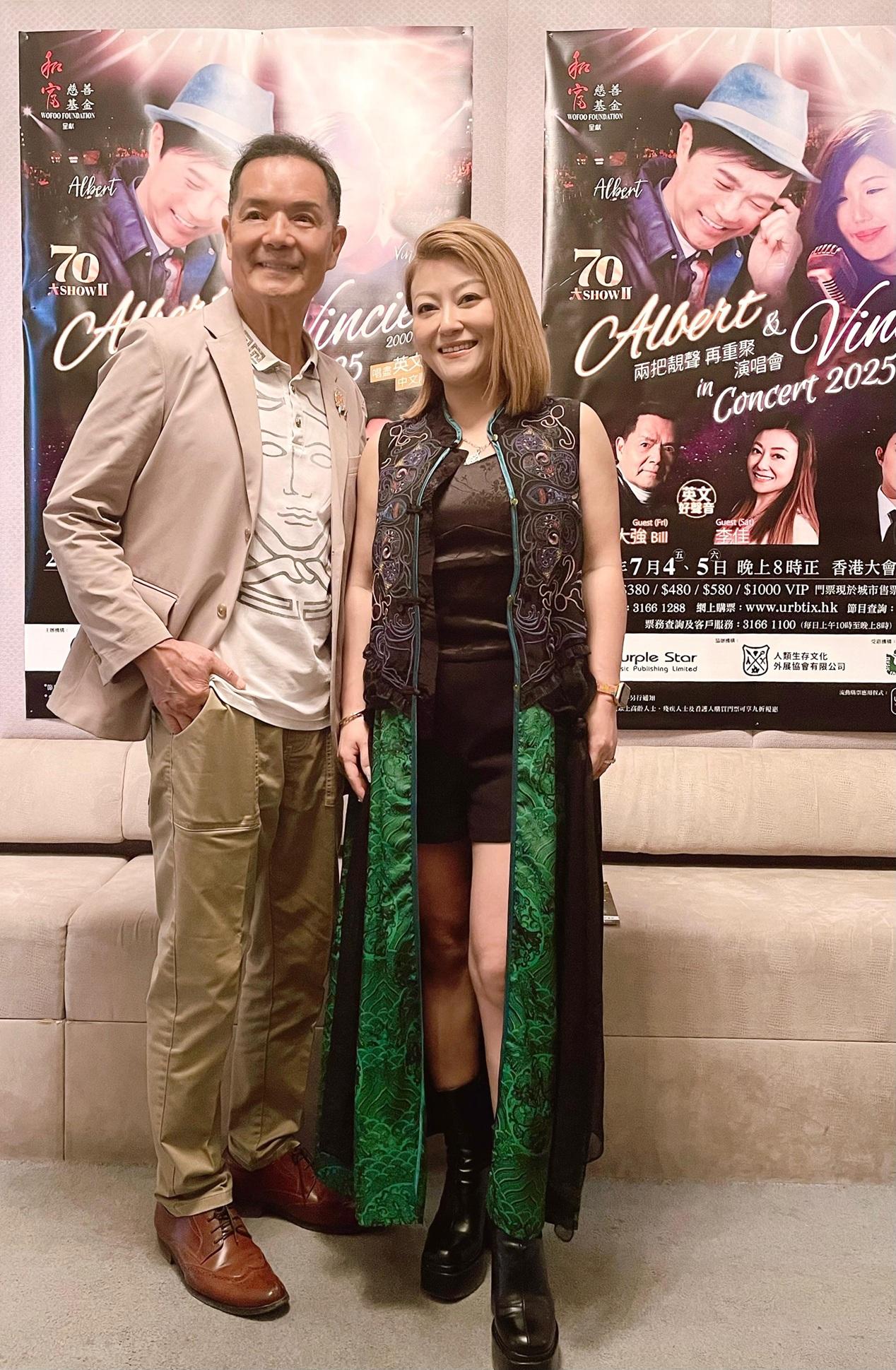 吳大強和李佳這對《中年好聲音》同學,又有機會同台演出。