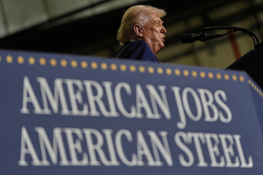 特朗普簽署行政命令,將鋼鋁關稅提升至50%。(AP)