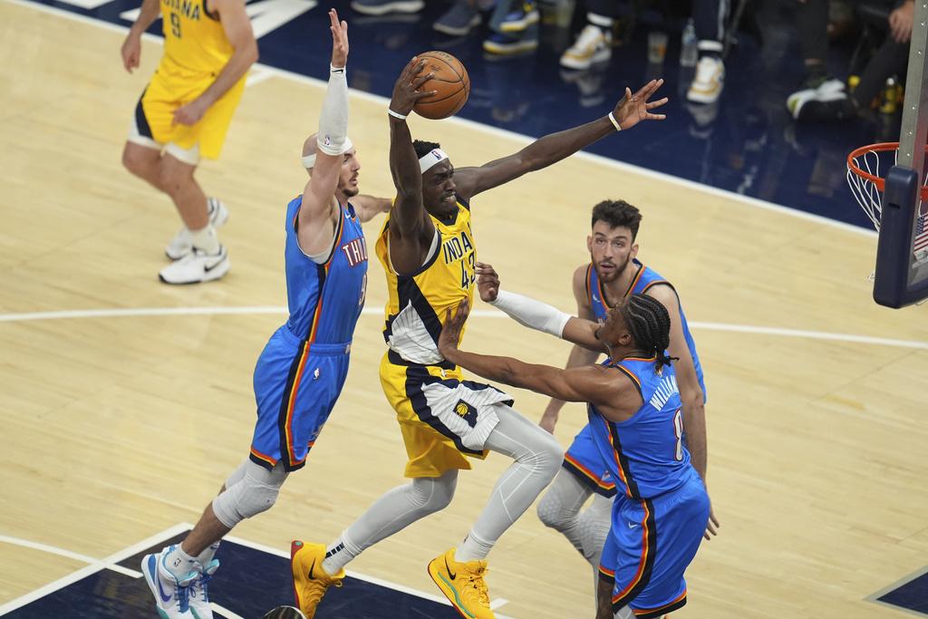 溜馬116:107擊敗雷霆。(美聯社)