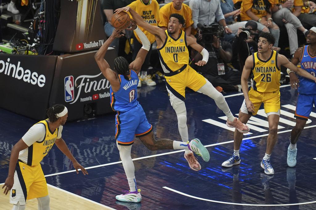 溜馬116:107擊敗雷霆。(美聯社)