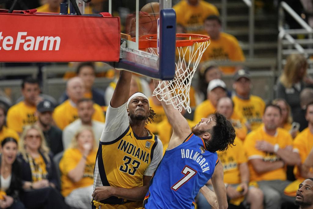 溜馬116:107擊敗雷霆。(美聯社)