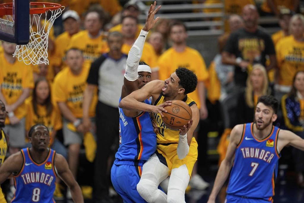 溜馬116:107擊敗雷霆。(美聯社)